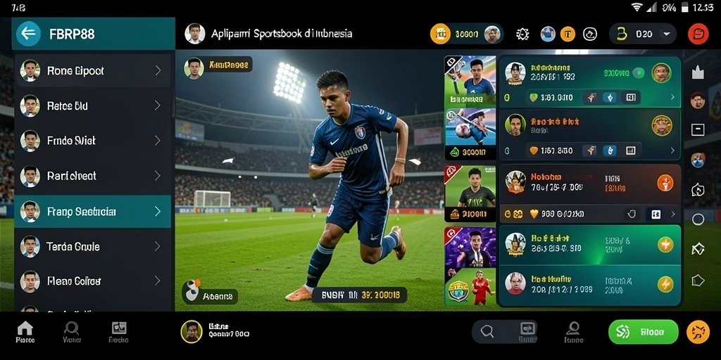 Screenshot FBRP88 menampilkan antarmuka taruhan olahraga yang menarik.