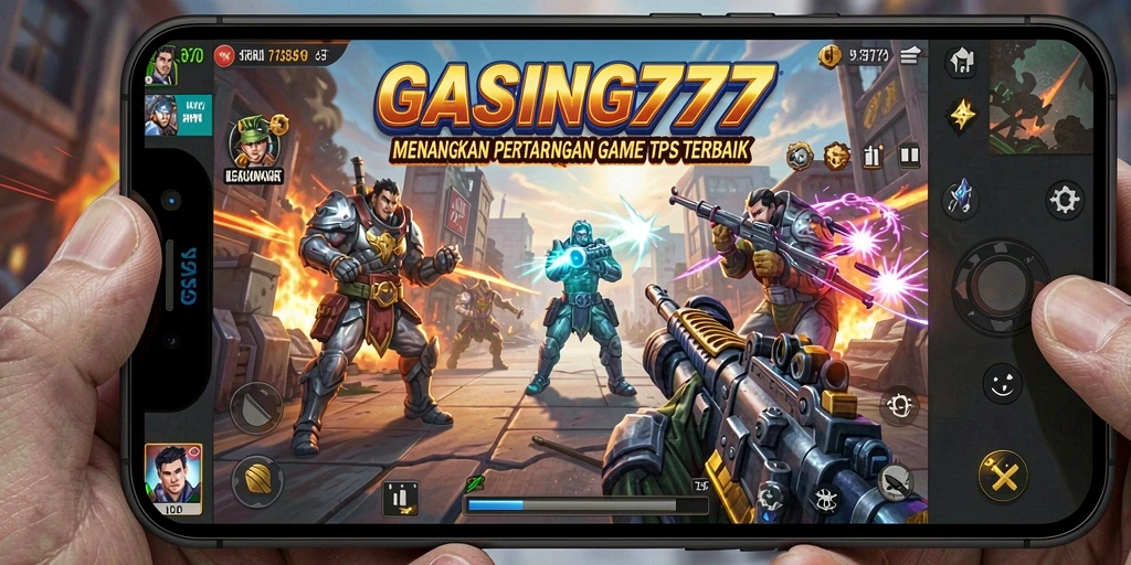 Tangkapan layar utama GASING777 yang menunjukkan intensitas gameplay TPS.