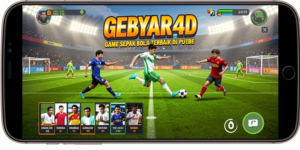 Tampilan gameplay intens dari GEBYAR4D yang mengasyikkan.