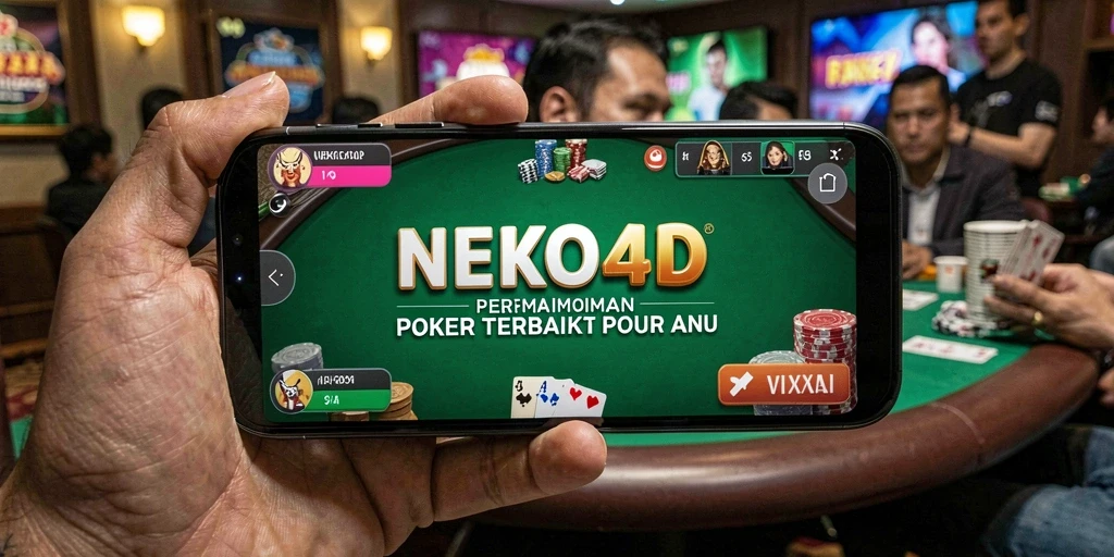 Tampilan menarik gameplay Poker di NEKO4D.