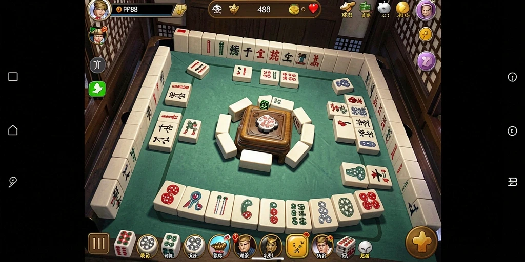 Screenshot PP88 menampilkan gameplay seru Mahjong yang menantang.