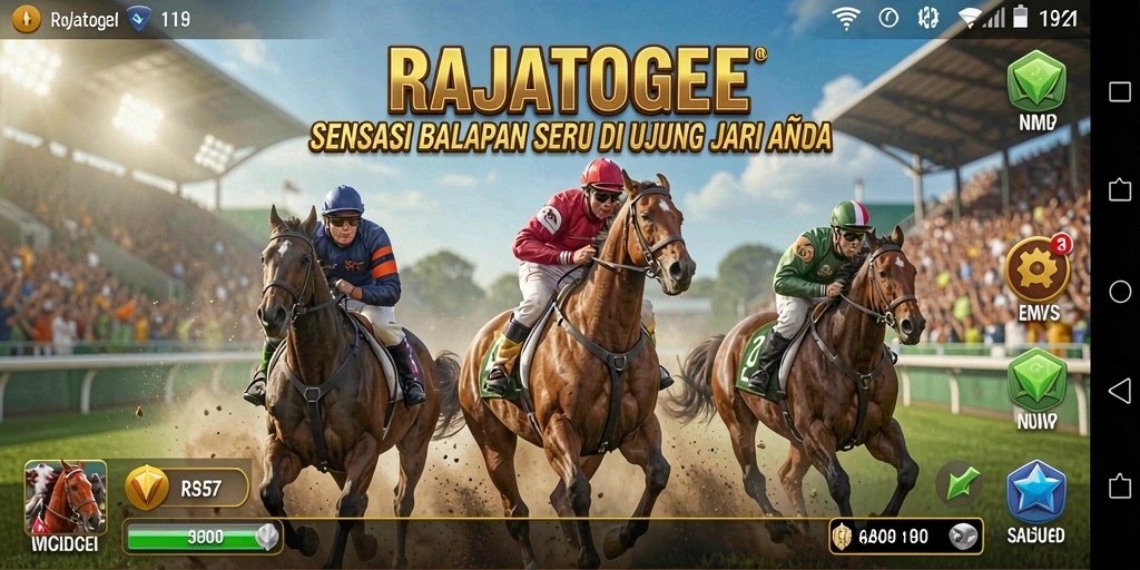 Tampilan gameplay RAJATOGEL yang seru dan mendebarkan.