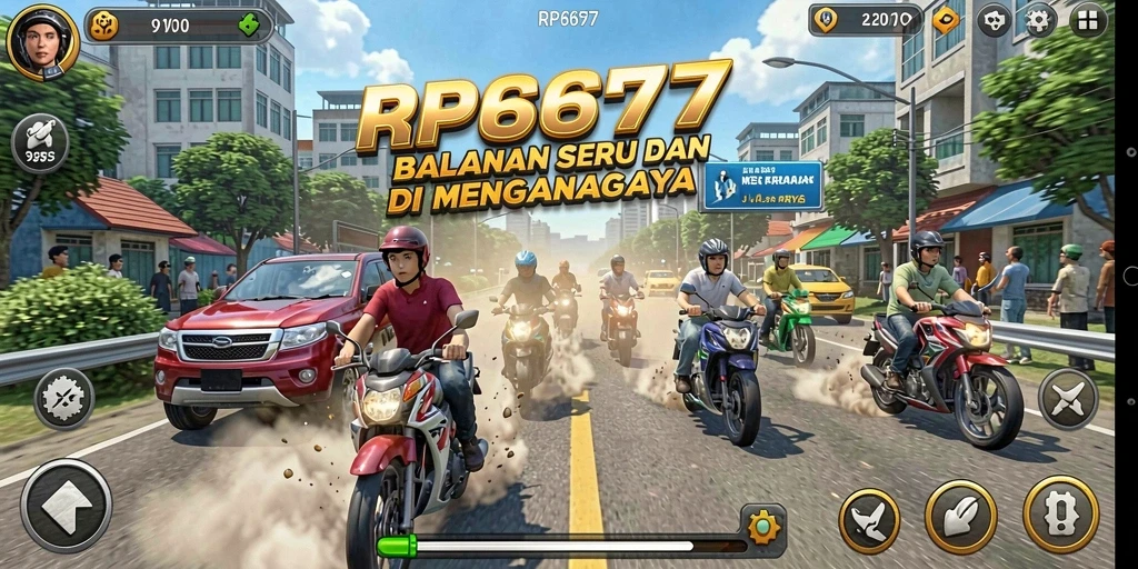 Menampilkan aksi balapan seru dengan mobil berkecepatan tinggi.