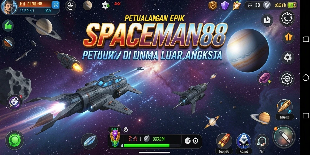 Tampilan gameplay SPACEMAN88 yang seru dan penuh aksi.