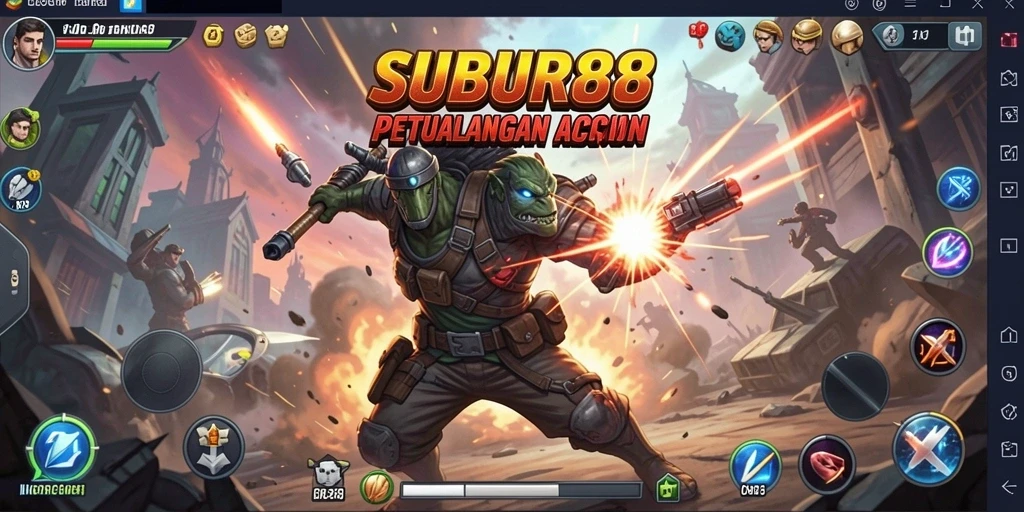 Tangkapan layar gameplay SUBUR88 menampilkan aksi seru dan menegangkan.